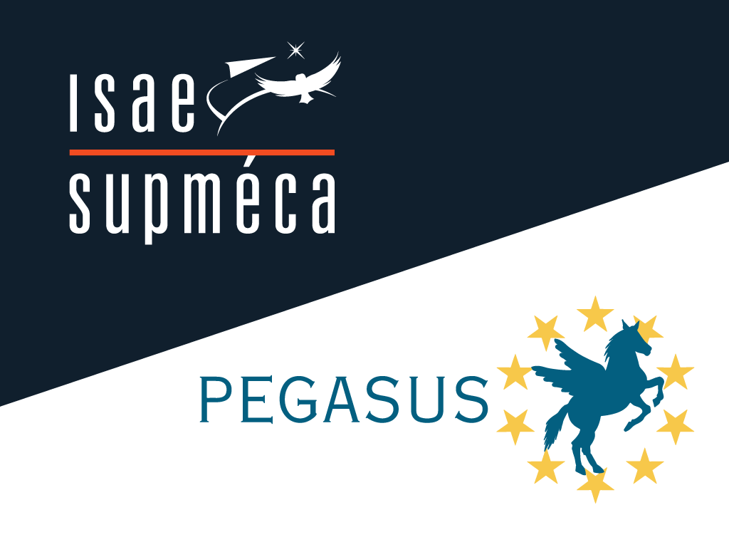 Logos d'ISAE-Supméca et de Pegasus